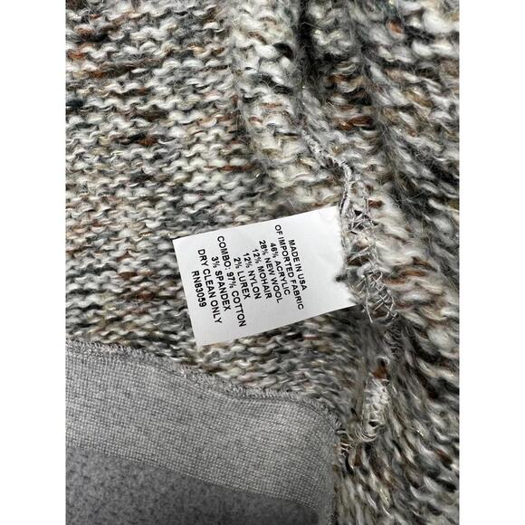 Anthropologie Drew Mohair Wool Knit Open Front Cardigan Womens M Casual - Picture 7 of 10